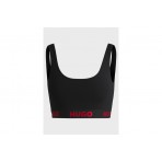 Hugo Sporty Logo Γυναικείο Bralette Μαύρο