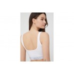 Hugo Sporty Logo Γυναικείο Bralette Λευκό