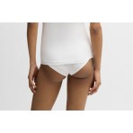 Hugo Brief Sporty Logo Γυναικείο Εσώρουχο String Λευκό