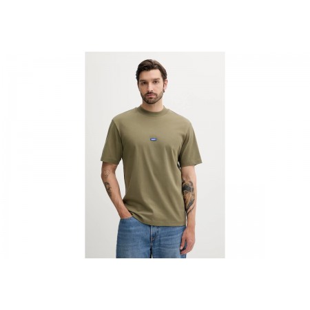 Hugo Nieros Ανδρικό Κοντομάνικο T-Shirt Χακί
