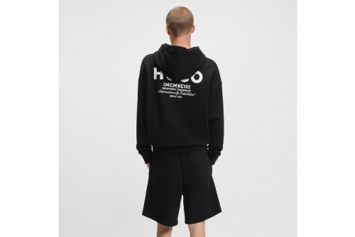 Hugo Nazardo Cotton Terry With Logo Details Hoodie Ανδρικό (50510724 005)