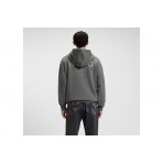 Hugo Nazardo Ανδρικό Φούτερ με Κουκούλα Γκρι Σκούρο