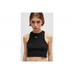 Hugo Boss Baby Tank B Γυναικεία Αμάνικη Crop Top Μπλούζα Μαύρη