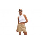 Hugo Baby Crop Top Γυναικείο Αμάνικο Crop Top Λευκό