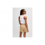 Hugo Baby Crop Top Γυναικείο Αμάνικο Crop Top Λευκό
