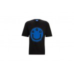 Hugo Boss Nimper Unisex Κοντομάνικο T-Shirt Μαύρο