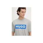 Hugo Nuwaffle Ανδρικό Κοντομάνικο T-Shirt Γκρι