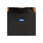 Hugo Easy Longsleeve B Γυναικεία Μακρυμάνικη Μπλούζα Μαύρη