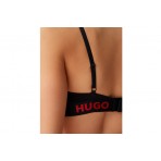 Hugo Triangle Sporty Logo Γυναικείο Εσώρουχο Σουτιέν Μαύρο