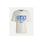 Hugo Nugocrea Ανδρικό Κοντομάνικο T-Shirt Λευκό