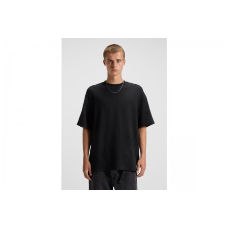 Hugo Nuwaffle Ανδρικό Κοντομάνικο T-Shirt Μαύρο