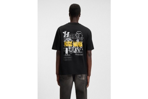 Hugo Nedix With Monogram Graphics T-Shirt Ανδρικό (50543483 001)