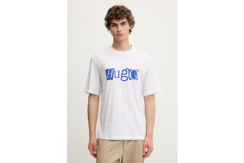Hugo Nugix With Graphic Logo Print T-Shirt Ανδρικό (50543485 100)