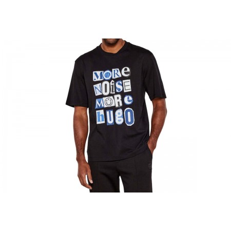 Hugo Notix Ανδρικό Κοντομάνικο T-Shirt Μαύρο