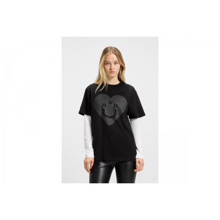 Hugo Vintage With Happy Graphic T-Shirt Γυναικείο 