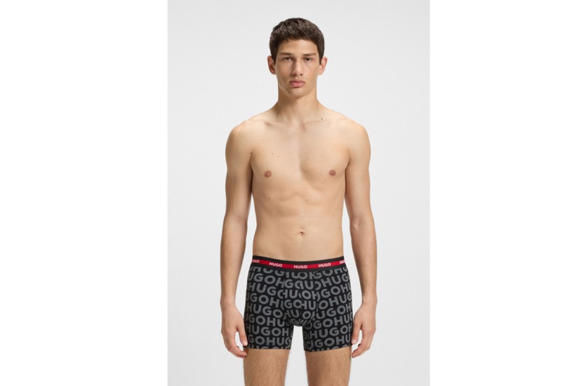 Hugo Tripl Planet Ανδρικά Εσώρουχα Boxer 3 Τεμάχια