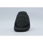 Hugo Match It Slid 2 Γυναικείες Παντόφλες Μαύρες