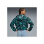 Puma Green Terrains Γυναικεία Πολυεστερική Ζακέτα με Κουκούλα