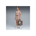 Puma League Γυναικείο Κοντομάνικο Cropped T-Shirt Σάπιο Μήλο