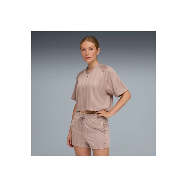 Puma League Cropped T-Shirt Γυναικείο (528483 88)