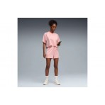 Puma League Jersey Γυναικείο Αθλητικό Σορτς Ροζ