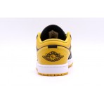 Jordan Air 1 Yellow Ochre Low Παπούτσια Μαύρα, Κίτρινα, Λευκά