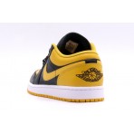 Jordan Air 1 Yellow Ochre Low Παπούτσια Μαύρα, Κίτρινα, Λευκά