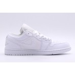 Jordan Air 1 Triple White Low Παπούτσια Λευκά