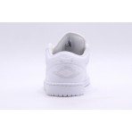 Jordan Air 1 Triple White Low Παπούτσια Λευκά