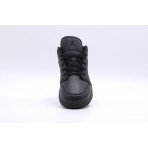 Jordan Air 1 Triple Black Low Παπούτσια Μαύρα
