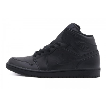 Jordan Air 1 Triple Black Παπούτσια Μαύρο