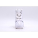 Jordan Air 1 Triple White Mid Παπούτσια Λευκά