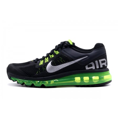 Nike Air Max 2013 Παπούτσια Μαύρα, Πράσινα, Ασημί, Κίτρινα