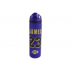 Back Me Up NBA Los Angeles Lakers LeBron James 23 Παγούρι Μωβ, Κίτρινο, Μαύρο 700Ml