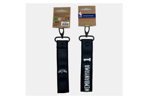 Back Me Up Nba Lanyard Wembanyama 1 Μπρελόκ Μόδας (558-57515 WEMBANYAMA 1)