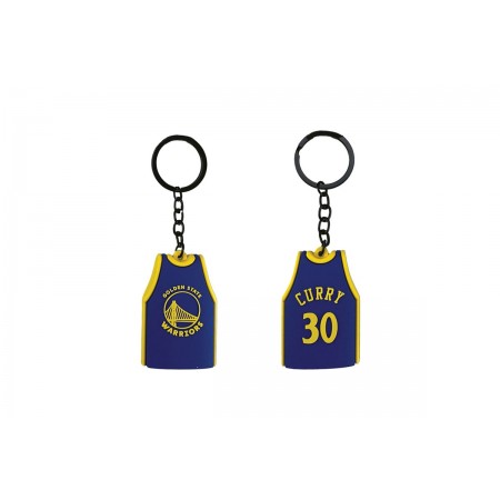 Back Me Up NBA Jersey Golden State Warriors Curry 30 Μπρελόκ Μπλε, Κίτρινο