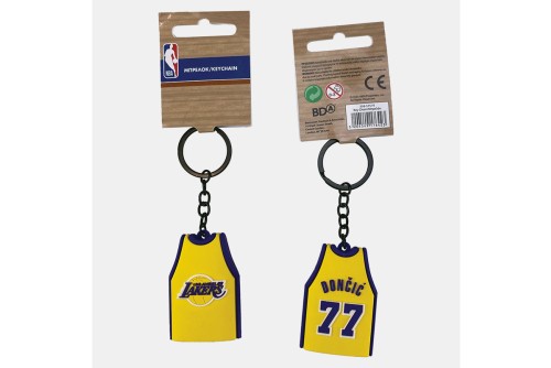 Back Me Up Nba Jersey Lakers Luka Doncic 77 Μπρελόκ Μόδας (558-57519 DONCIC 77)