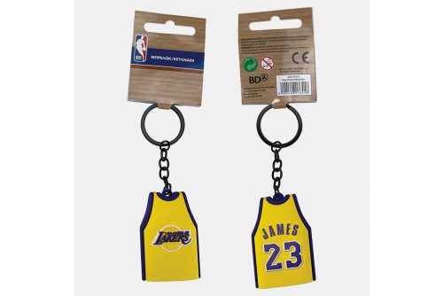 Back Me Up Nba Jersey Lakers Lebron James 23 Μπρελόκ Μόδας (558-57519 JAMES 23)