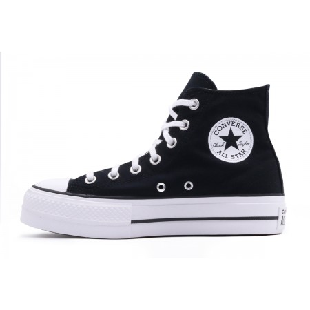Converse Chuck Taylor All Star Lift Sneakers Μαύρα, Λευκά