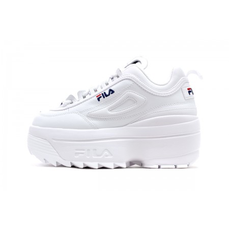 Fila Heritage Disruptor IΙ Wedge Sneakers με Πλατφόρμα Λευκά