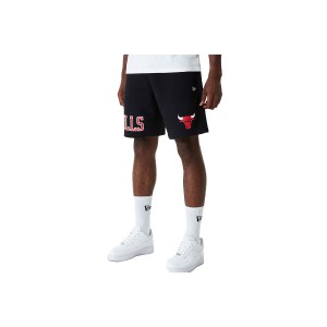 New Era Chicago Bulls Nba Team Logo Shorts Βερμούδα Μπασκετική Ανδρι (60357044)