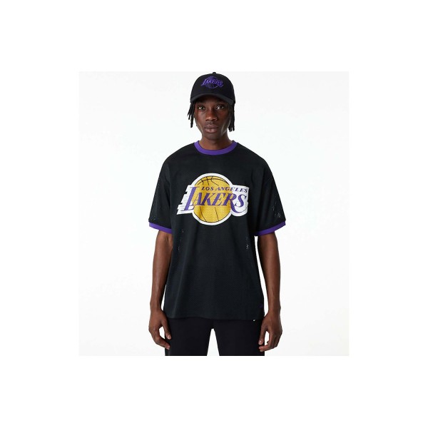 New Era La Lakers Nba Team Logo Mesh Os Tee Loslak T-Shirt Ανδρικό 