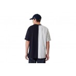 New Era Mlb Half Striped Os Neyyan T-Shirt Ανδρικό (60416312)