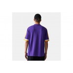 New Era NBA Los Angeles Lakers Panel Ανδρικό Κοντομάνικο T-Shirt NBA