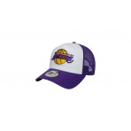 New Era Los Angeles Lakers Trucker Καπέλο Snapback Μωβ, Λευκό, Κίτρινο