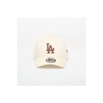 New Era LA Dodgers MLB League 9Forty Καπέλο Strapback Μπεζ, Καφέ