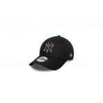New Era New York Yankees MLB Outline Camo 9Forty Καπέλο Strapback Μαύρο, Παραλλαγής