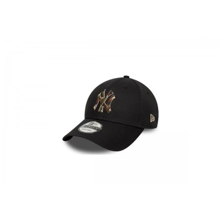 New Era New York Yankees MLB Outline Camo 9Forty Καπέλο Strapback Μαύρο, Παραλλαγής