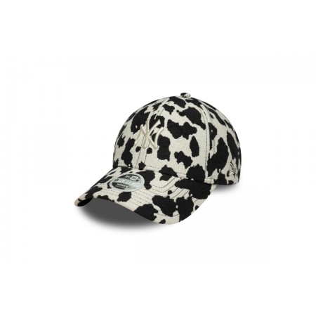 New Era New York Yankees MLB Cow 9Forty Καπέλο Strapback Λευκό, Μαύρο