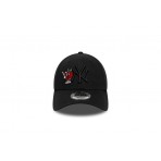 New Era New York Yankees Tonal MLB Icon 9Forty Καπέλο Strapback Μαύρο, Κόκκινο